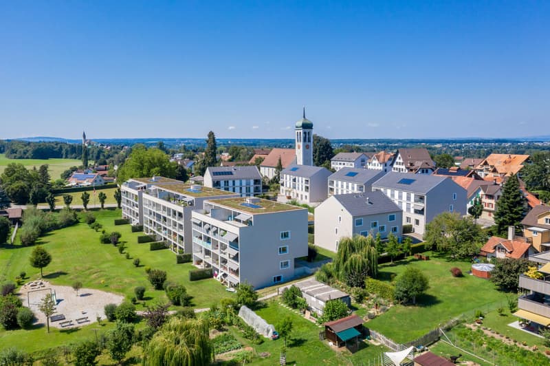 Scha(r)fe Aussichten über den Dächern von Neukirch ...